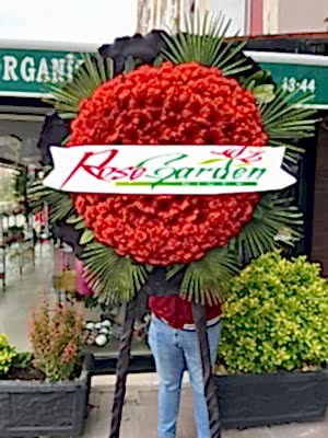 Kırmızı Cenaze Çelengi