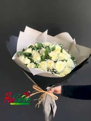 41 Adet İthal Beyaz Gül 