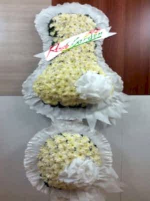 Beyaz Açılış- Düğün -Tören Çelenği