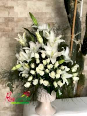 Kokulu Kazablanka & Beyaz Gül