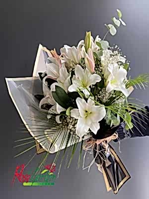 Beyaz Casablanca Buketi